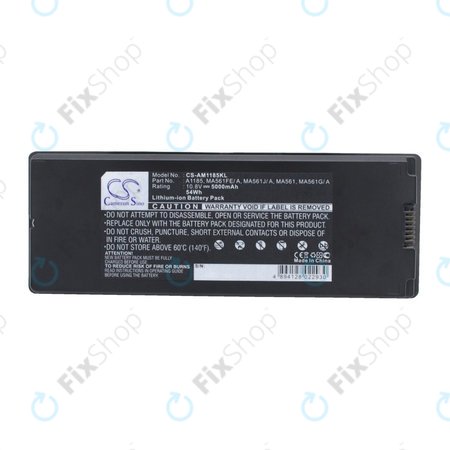 Apple MacBook 13" A1181 (Mid 2006 - Late 2007) - Akku Batterie A1185 5000mAh HQ