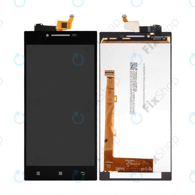 Lenovo P70 - LCD Display + Touchscreen Front Glas TFT