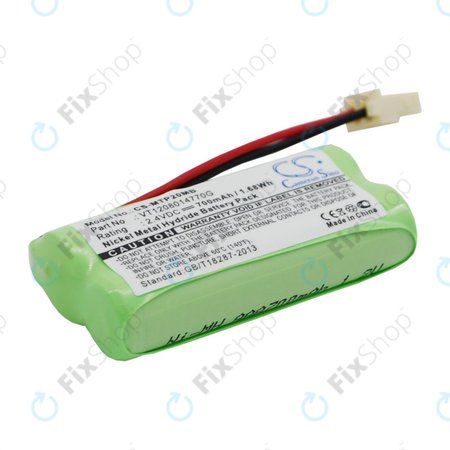 Batterie für Motorola MBP20, 700mAh, Ni-MH, 2.4V, VT1208014770G, HQ