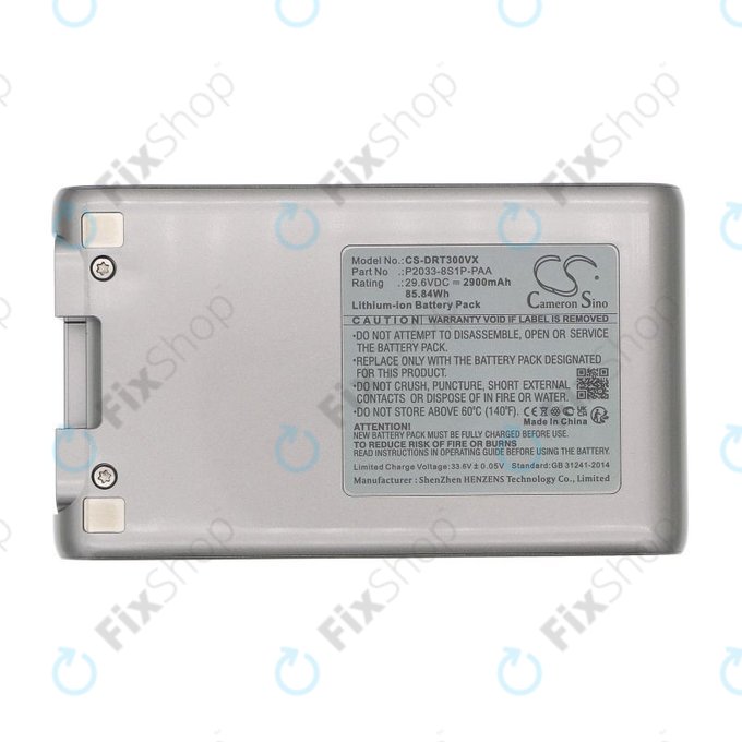 Akku batterie für Dreame T30, 2900mAh, Li-Ion, 29.6V, P2033-8S1P-PAA, HQ