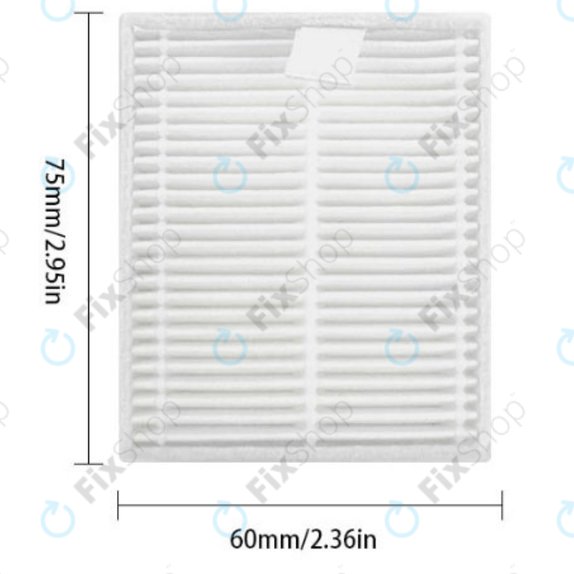 Staubfilter, 2 Stk. für Xiaomi Roborock Q7 M5, Q7 M5+, Q7 L5, Q7 L5+