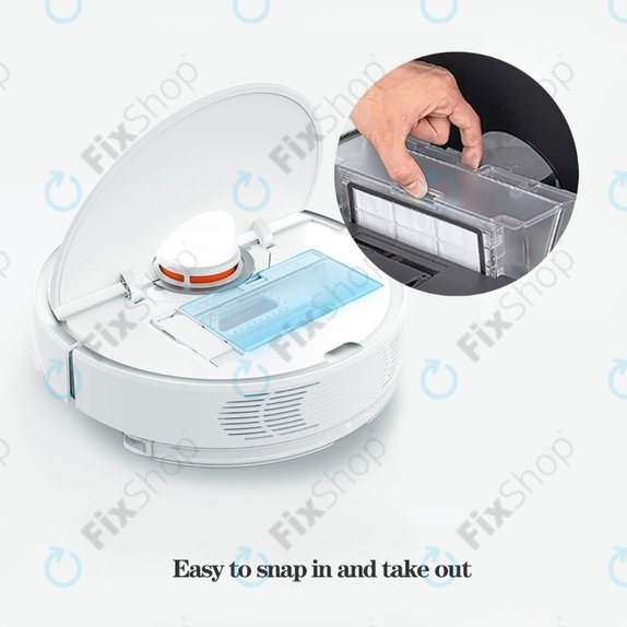 Xiaomi Roborock S5, S5 Max, S6, S6 MaxV, S6 Pure, E4, E5, Mijia 1S, Mi Robot Vacuum Mop 1S, Xiaowa E2, E3, Lite C10 - HEPA-filter (2Stk.)