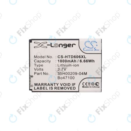 HTC Desire 326, 600, 608 - Akku Batterie BO47100 1800mAh HQ