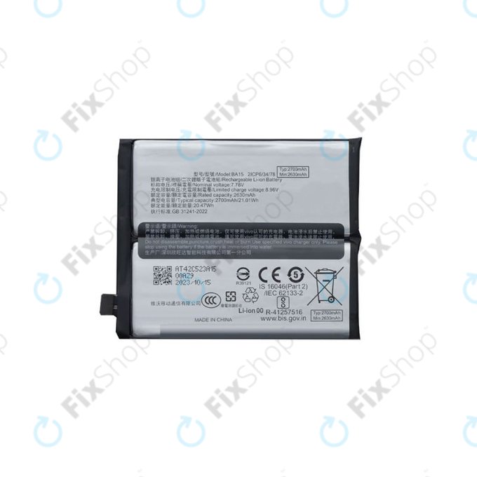 Vivo X100 Pro - Akku Batterie BA15 5400mAh