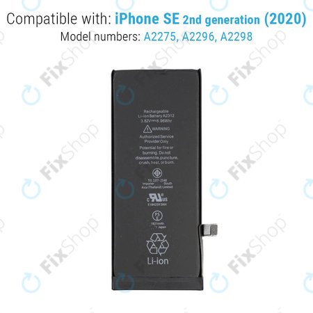 Apple iPhone SE (2nd Gen 2020) - Akku Batterie 1821mAh FixPremium