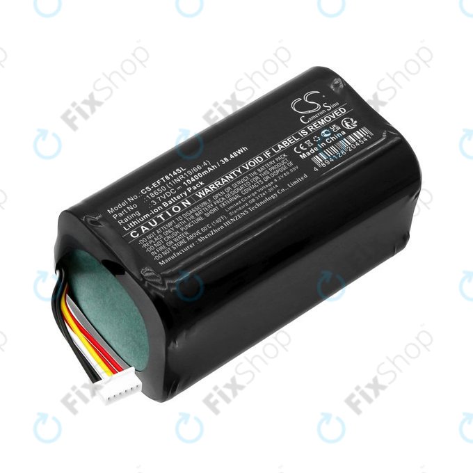 Akku batterie für Eufy Cam 2 Pro, T8140r, 10400mAh, Li-Ion, 3.7V, 18650 (1INR19/66-4), HQ