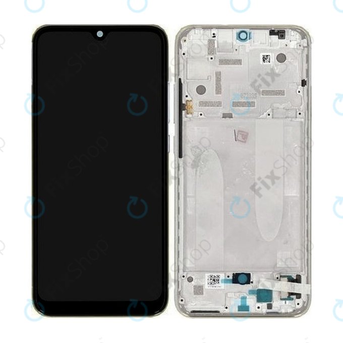 Xiaomi Mi A3 - LCD Display + Touchscreen Front Glas + Rahmen (More than White) TFT
