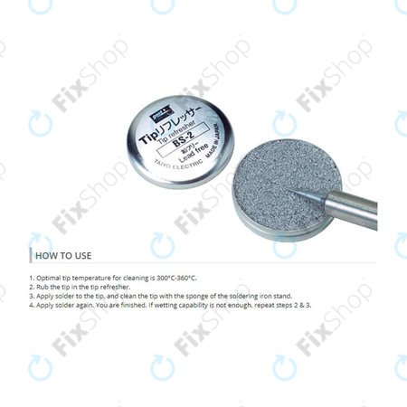 Goot BS-2 - Bleifreie Auffrischungspaste für Lötspitzen