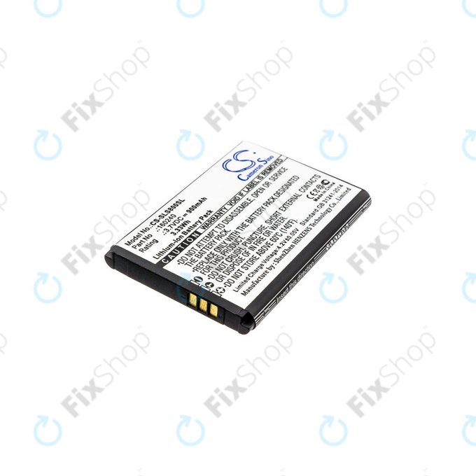 Batterie für Steelseries 61298rx, Siberia 840, 900mAh, Li-Ion, 3.7V, 160240, HQ