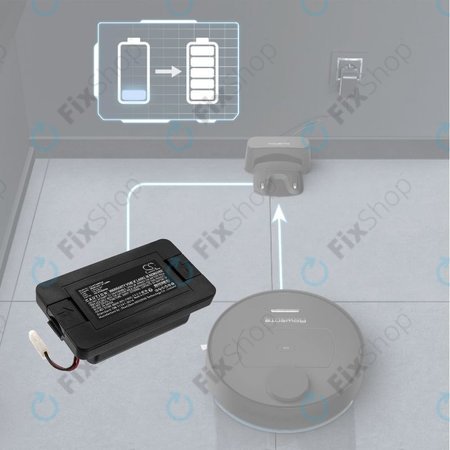 Rowenta Explorer-series, Smart Force Essential-series, Tefal Explorer-series - Akku Batterie RS-RT900866 Li-Ion 14.4V 2600mAh HQ