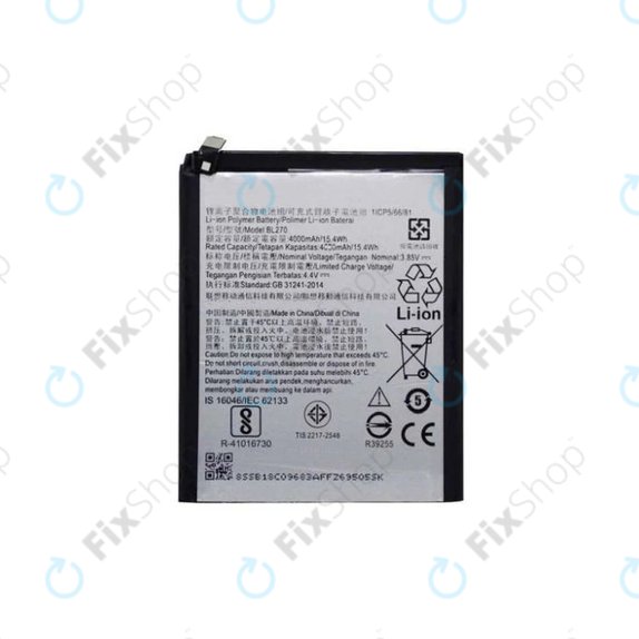 Motorola Moto G6 Play XT1922, Lenovo K6 Note, Moto E5 XT1944 - Akku Batterie BL270 4000mAh