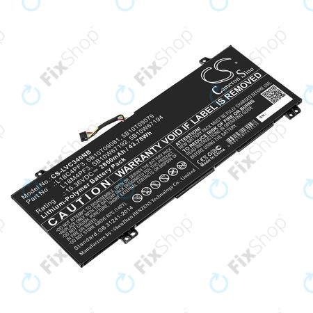 Akku batterie für Lenovo Ideapad C340, Ideapad Flex, 2850mAh, Li-Pol, 15.36V, L18C4PF3, HQ