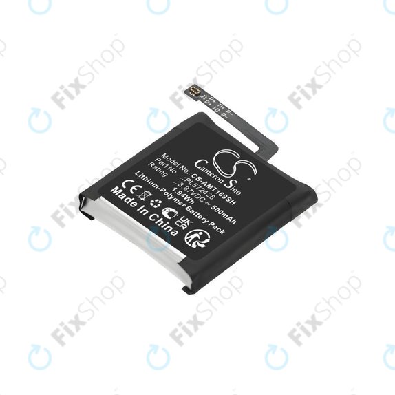 Akku batterie für Amazfit T-Rex 2, A2169, A2170, 500mAh, Li-Pol, 3.87V, PL572428, HQ