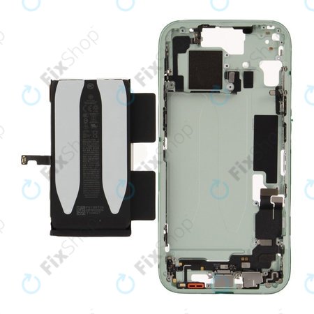 Mittelrahmen mit Batterie für iPhone 15 | Green | ZD076-00673 | Genuine Apple
