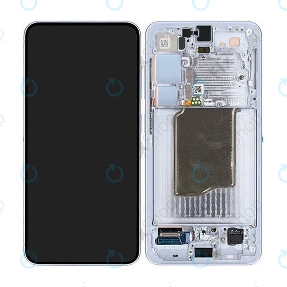 Samsung Galaxy S25 - LCD Display + Touchscreen Front Glas + Rahmen (Icyblue) OLED