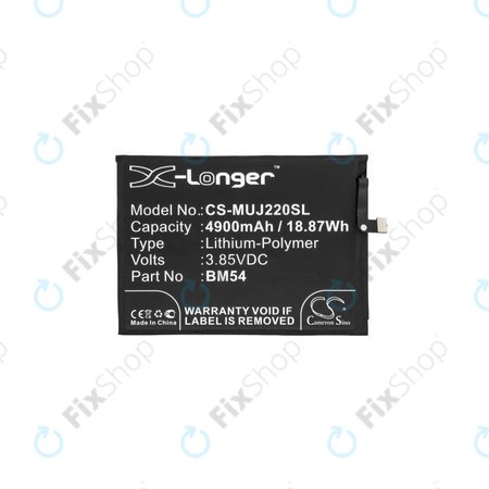 Xiaomi Redmi Note 9T 5G - Akku Batterie BM54 4900mAh HQ