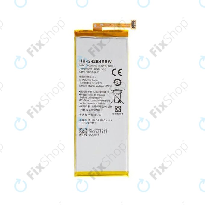 Huawei Honor 6, Huawei Honor 4X - Akku Batterie HB4242B4EBW 3100mAh