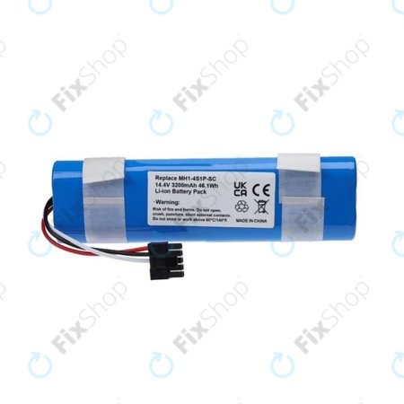 Xiaomi Mi Robot Vacuum Mop Pro (P), 2 (Mijia 2C), Viomi V2 Pro, Proscenic LDS M7 - Akku Batterie STYJ02YM, MH1-4S1P-SC Li-Ion 14.8V 3400mAh