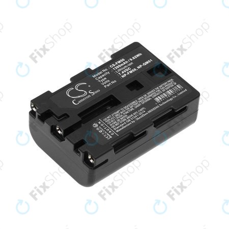 Batterie für Sony CCD-TR108, Cyber-shot DSC-S50, 1300mAh, Li-Ion, 7.4V, NP-QM51, HQ