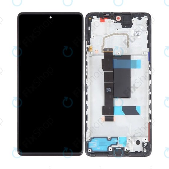 Xiaomi Poco X5 Pro - LCD Display + Touchscreen Front Glas + Rahmen (Astral Black) OLED