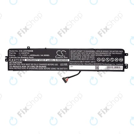 Akku batterie für Lenovo Ideapad 700, Legion Y520, R720, 4050mAh, Li-Ion, 11.1V, L14M3P24, HQ