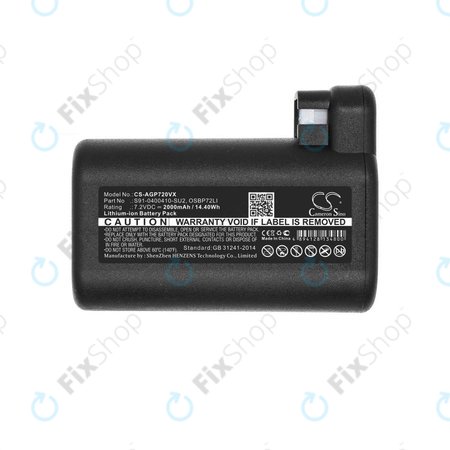 AEG RX-series, Electrolux E, P-series - Akku Batterie S91-0400410-SU2, OSBP72LI, OSBP72LI25 Li-Ion 2000mAh HQ