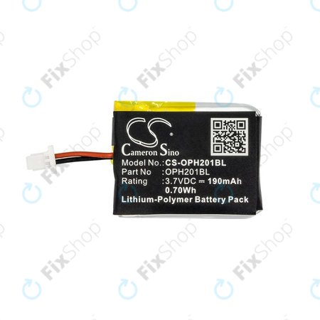 Akku batterie für Opticon OPN-2000, 190mAh, Li-Pol, 3.7V, OPH201BL, HQ
