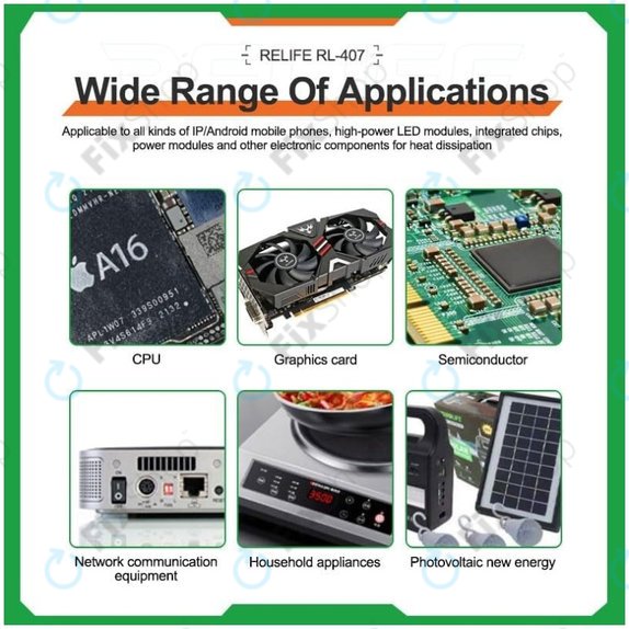 Silikon-Wärmeleitpaste Relife RL-407, 6 W/mK, 20g, rosa