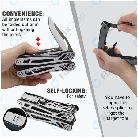 Mossy Oak - Edelstahl 21in1 Multifunktionszange