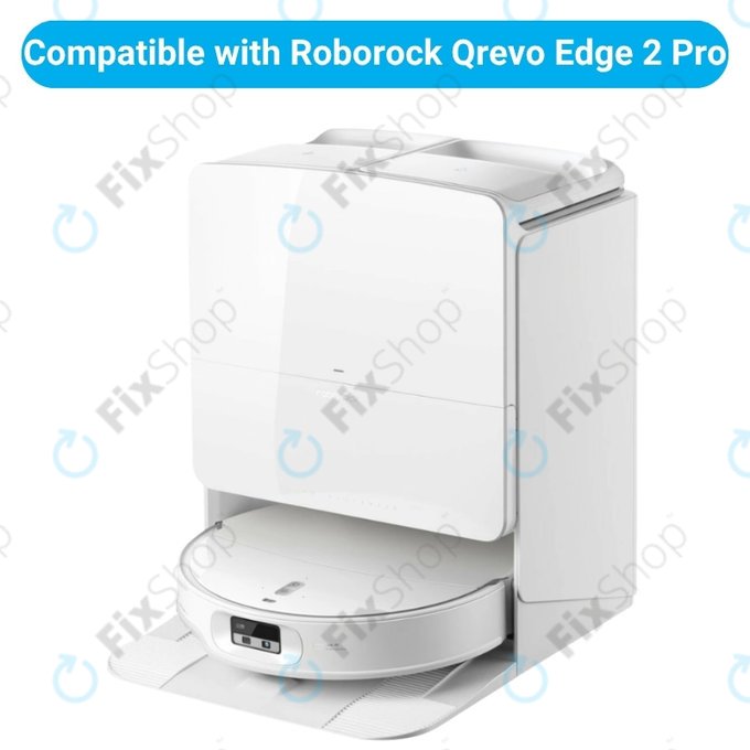 Ersatzteilset für Roborock Qrevo Edge 2 Pro (2x Hauptbürste, 4x Filter, 4x Seitenbürste)