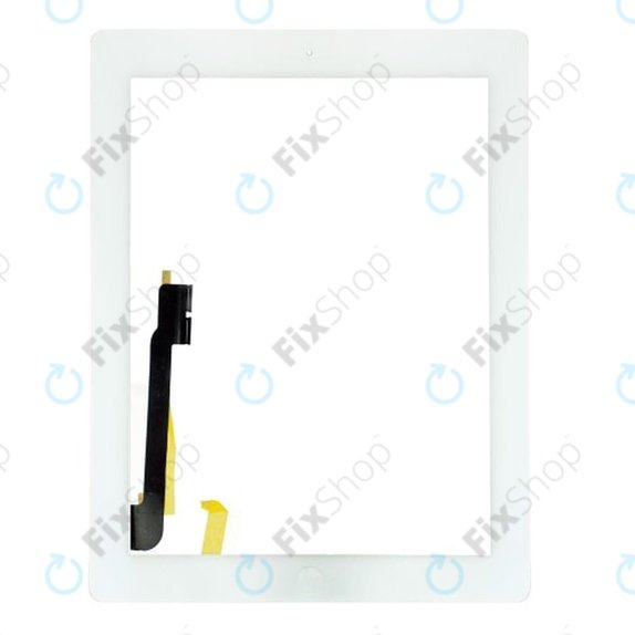 Touchscreen-Glas mit Home-Taste für iPad 3, iPad 4, White