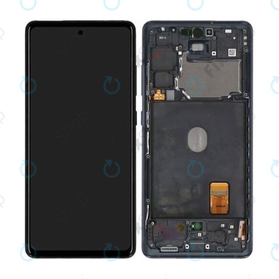 Samsung Galaxy S20 FE G780F - LCD Display + Touchscreen Front Glas + Rahmen (Black) OLED