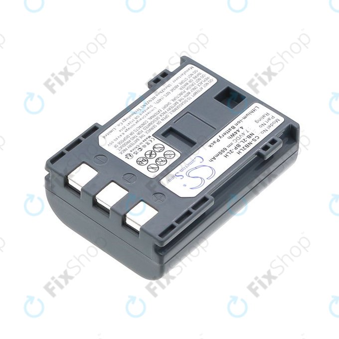 Akku batterie für Canon EOS 350D, 400D, PowerShot S30, S60, S80, 600mAh, Li-Ion, 7.4V, NB-2LH, HQ