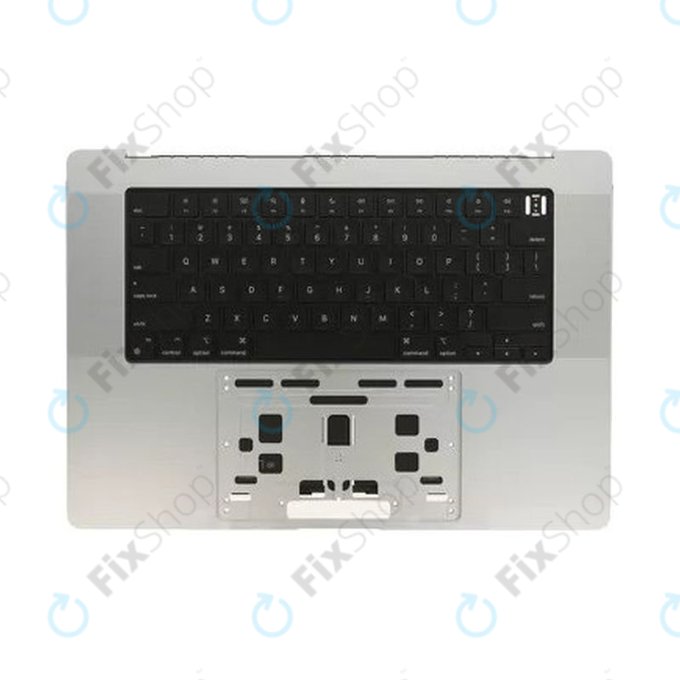 Oberer Tastaturrahmen für MacBook Pro 16" A2780 (2023), mit US-Tastatur und Akku, Silver, 661-32190, Genuine Apple