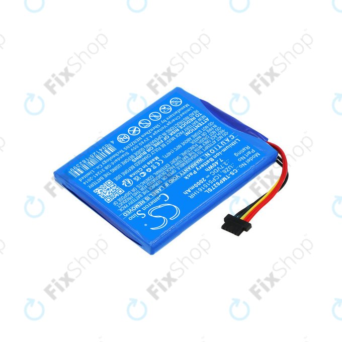 Batterie für TomTom Pro 8270, Pro 8275, 2000mAh, Li-Ion, 3.7V, UZ6, HQ