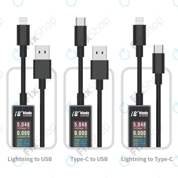 AV-Line - Ladekabel mit Intelligenter Erkennung (Lightning - USB-C)