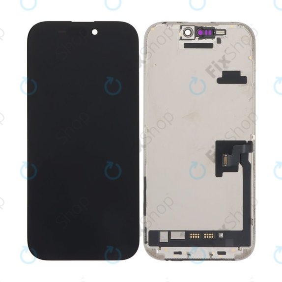 Display In-Cell FHD für iPhone 16 Pro, Touchscreen-Glas mit Rahmen, FixPremium