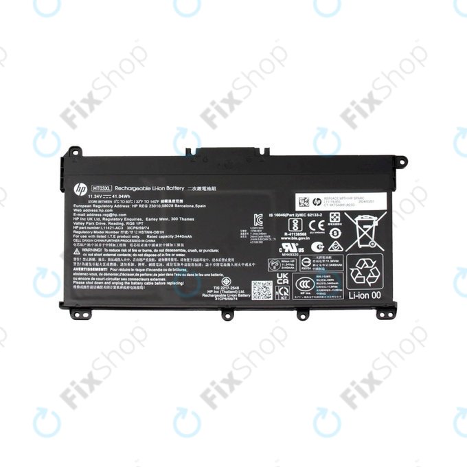 HP Pavilion x360 14-cd - Akku Batterie HT03XL 3600mAh - 77052347 Genuine Service Pack