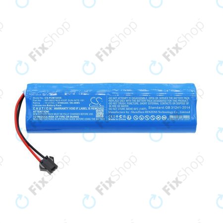 Xiaomi Roidmi EVE Plus, Viomi, Lydsto, Proscenic, Tefal - Akku Batterie NR18650 M26-4S2P, SUN-INTE-181, H18650CH-4S2P Li-Ion 14.4V 6700mAh HQ