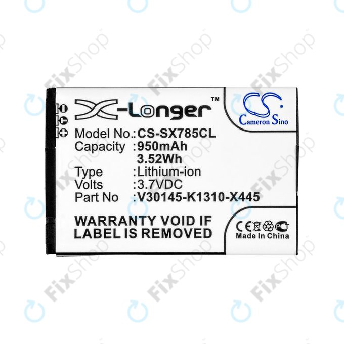 Akku batterie für Siemens Gigaset, Openstage, SL, 950mAh, Li-Ion, 3.7V, V30145-K1310-X445, HQ