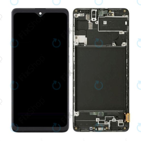 Samsung Galaxy A71 A715F - LCD Display + Touchscreen Front Glas + Rahmen (Small Size Panel) OLED