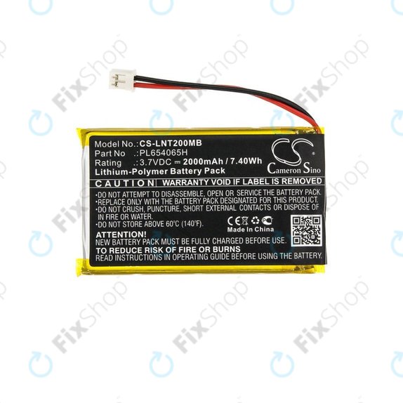 Batterie für Luvion Prestige Touch 2, 2000mAh, Li-Pol, 3.7V, PL654065H, HQ