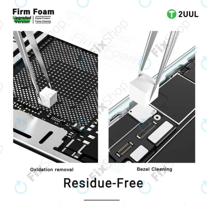 2UUL SC07 - Hochdichte Reinigungsunterlagen für Kamera, Chips und PCB (500Stk.)