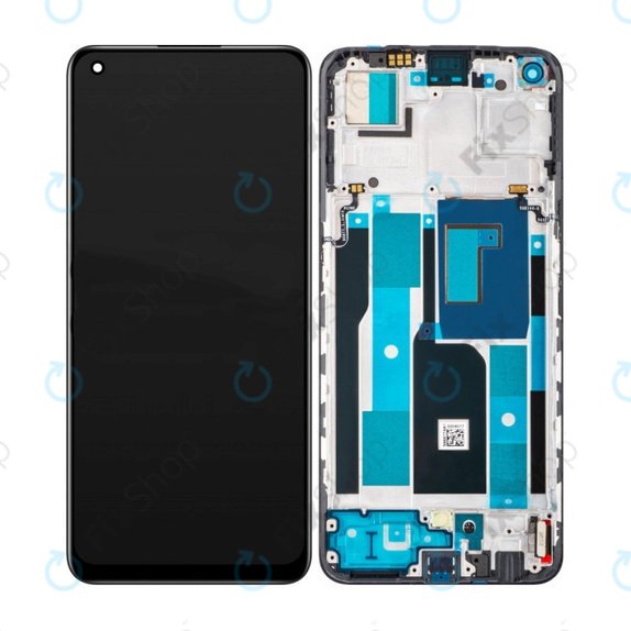 Realme 9 Pro Plus RMX3392 RMX3393 - LCD Display + Touchscreen Front Glas + Rahmen OLED