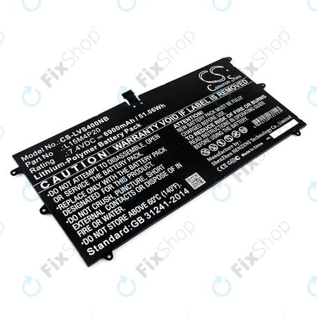 Akku batterie für Lenovo Yoga 4S, 900S, 6900mAh, Li-Pol, 7.4V, L15M4P20, HQ