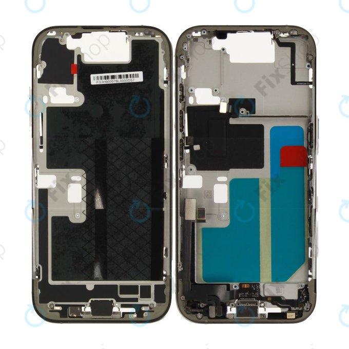 Mittelrahmen mit Batterie für iPhone 16 Pro | Natural Titanium | ZD076-00692 | Genuine Apple