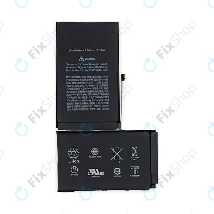Apple iPhone XS Max - Akku Batterie 3174mAh Service Pack