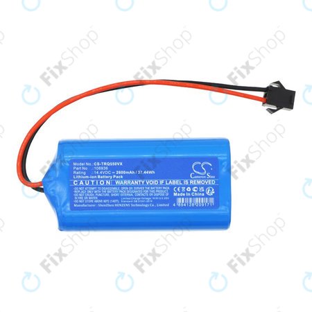 Akku batterie für Tesla Robostar IQ550, 2600mAh, Li-Ion, 14.4V, 106936, HQ