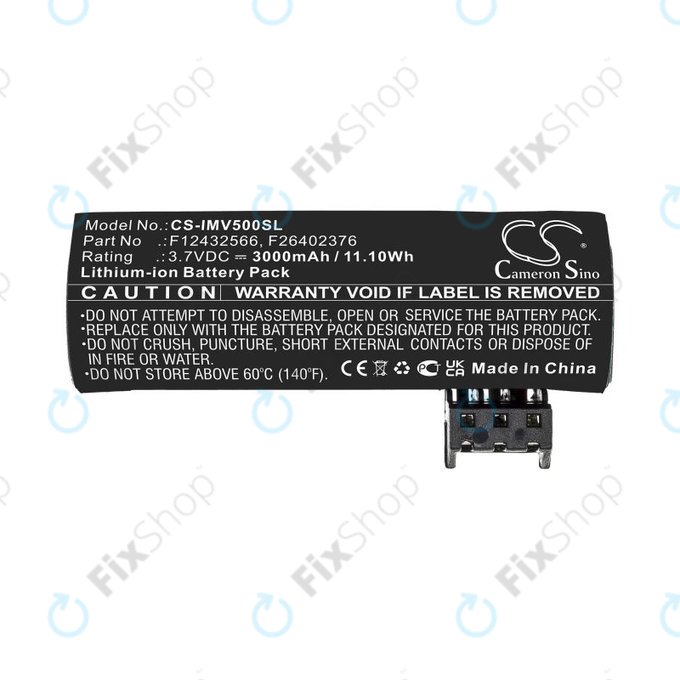 Akku batterie für Ingenico Move 5000, 3000mAh, Li-Ion, 3.7V, F26402376, HQ