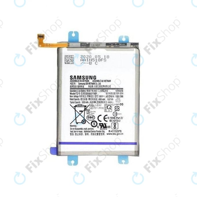 Samsung Galaxy A04s, A12, A13, A13 5G, A21s, M12 - Akku Batterie EB-BA217ABY 5000mAh - GH82-22989A, GH82-29803A Genuine Service Pack